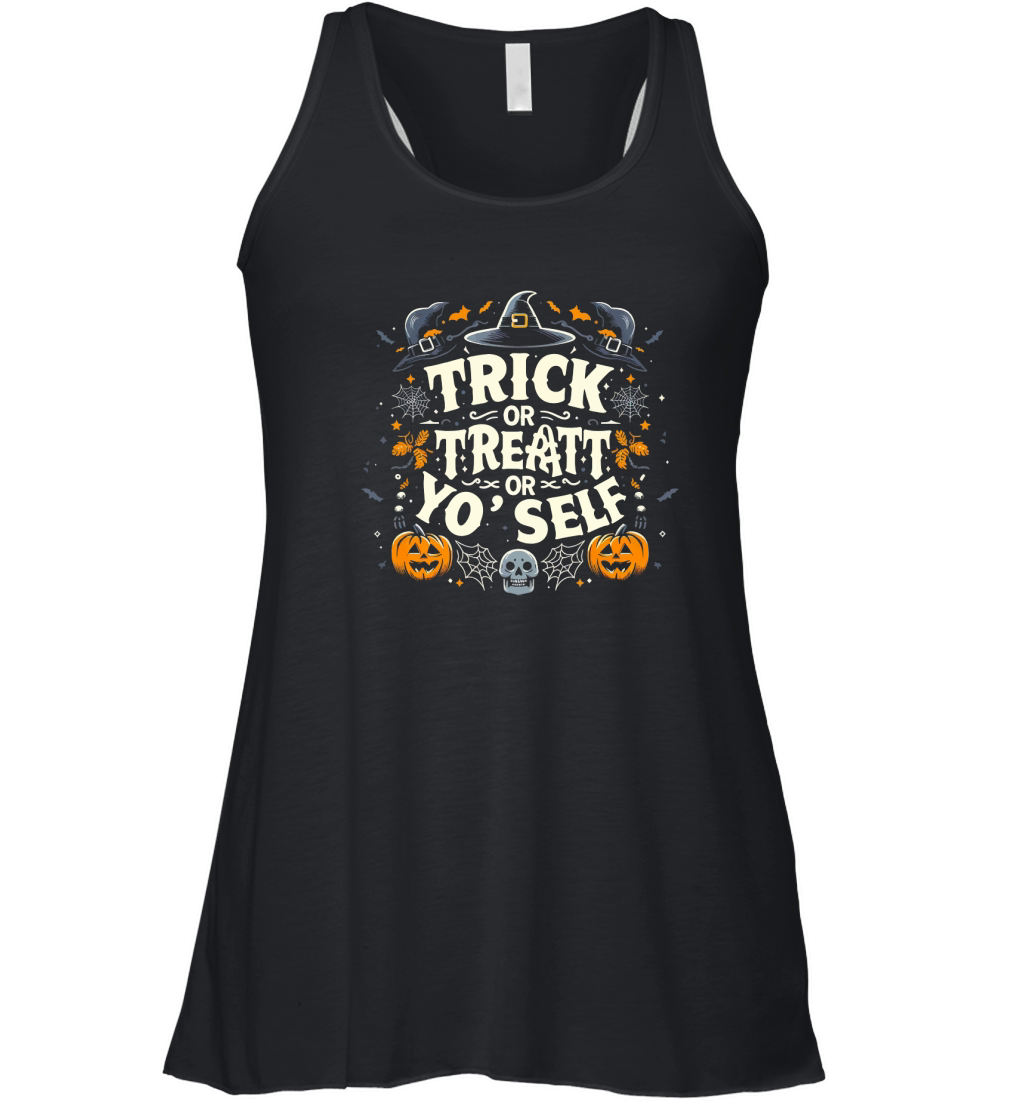 trick or treat or your self Women's Flowy Tank Top