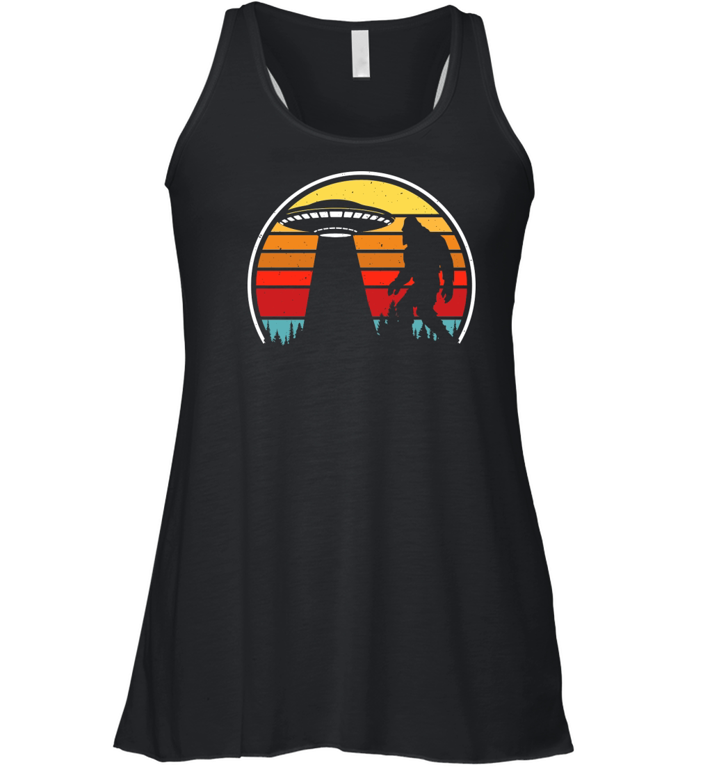 Vintage UFO Alien 33 Women's Flowy Tank Top