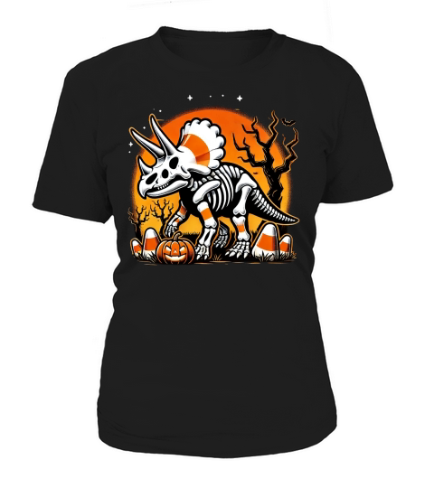 Halloween Dinosaur Skeleton 07 Women's T-Shirt