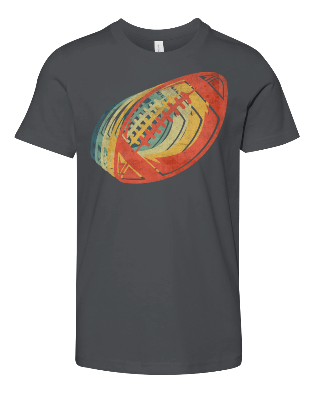 American Football Retro Vintage Color Youth Unisex Jersey Tee