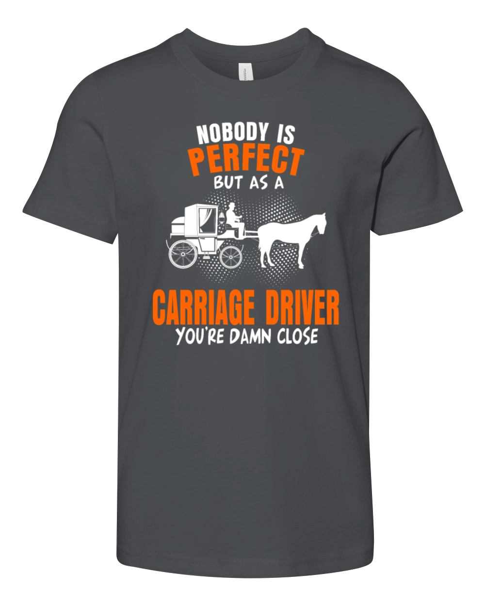 coachman horse carriage carriage horses coachman Youth Unisex Jersey Tee