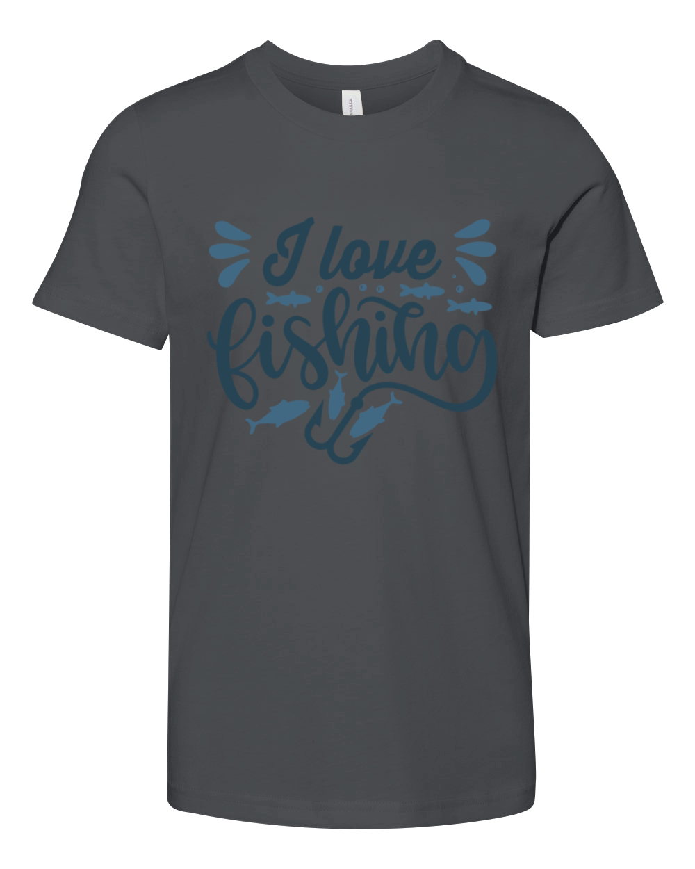 Fishing on fishing boat as fisherman Youth Unisex Jersey Tee