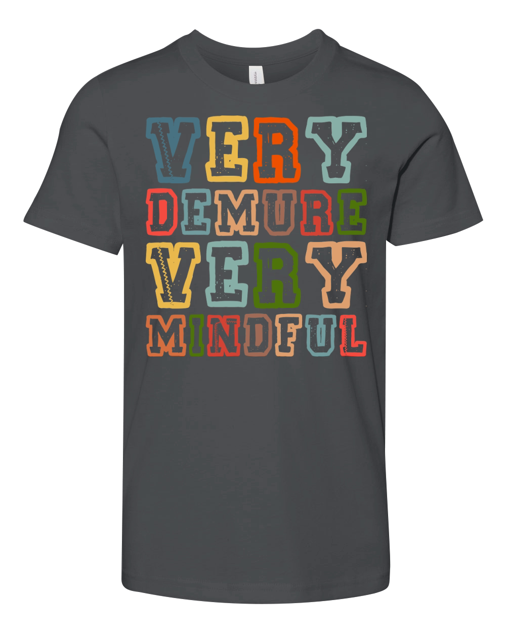 Very Demure Very Mindful 2 Youth Unisex Jersey Tee