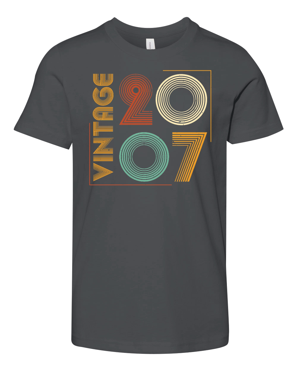 Vintage 2007 Birthday T Shirt Design (1) Youth Unisex Jersey Tee