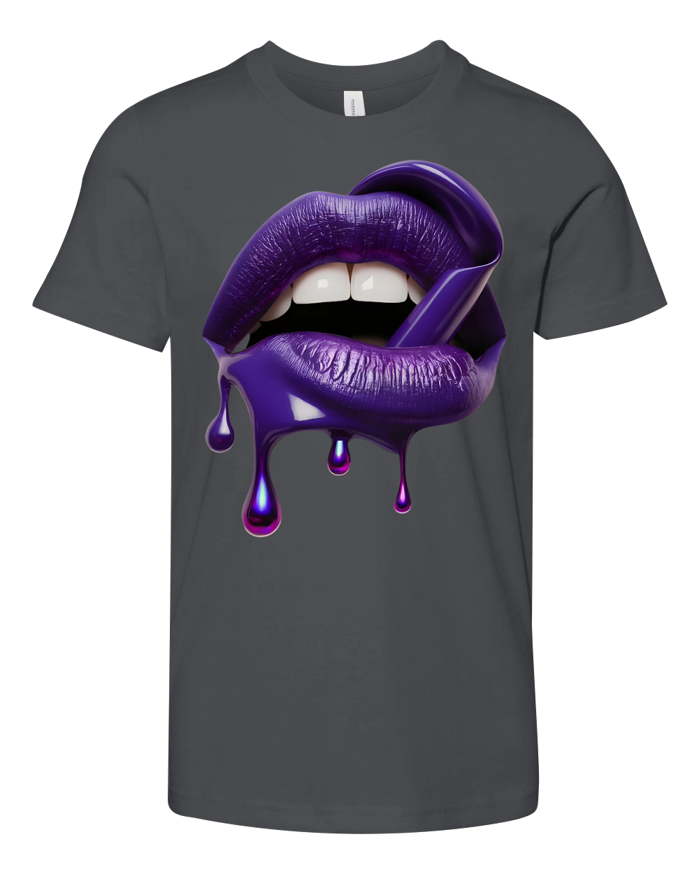 Womens Honey Glazed Lips Youth Unisex Jersey Tee