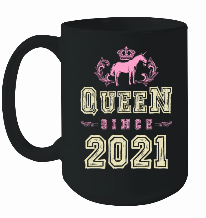 2021 Queen unicorn Ceramic Mug
