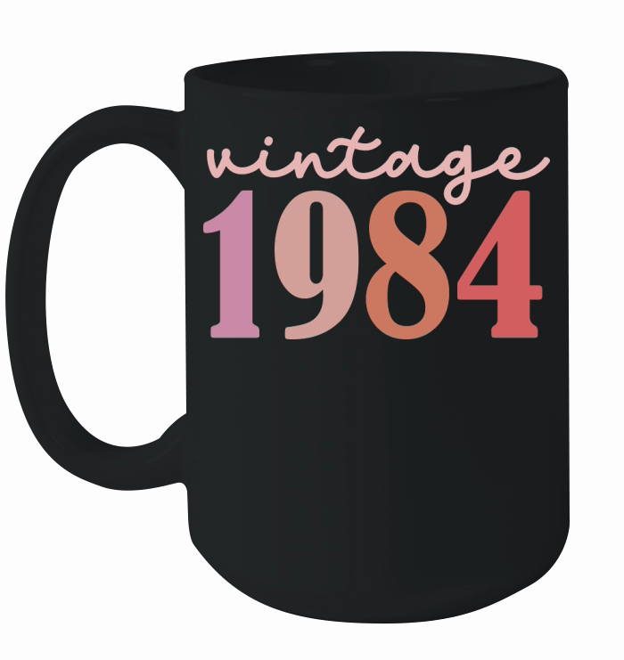 Vintage 1984 Ceramic Mug