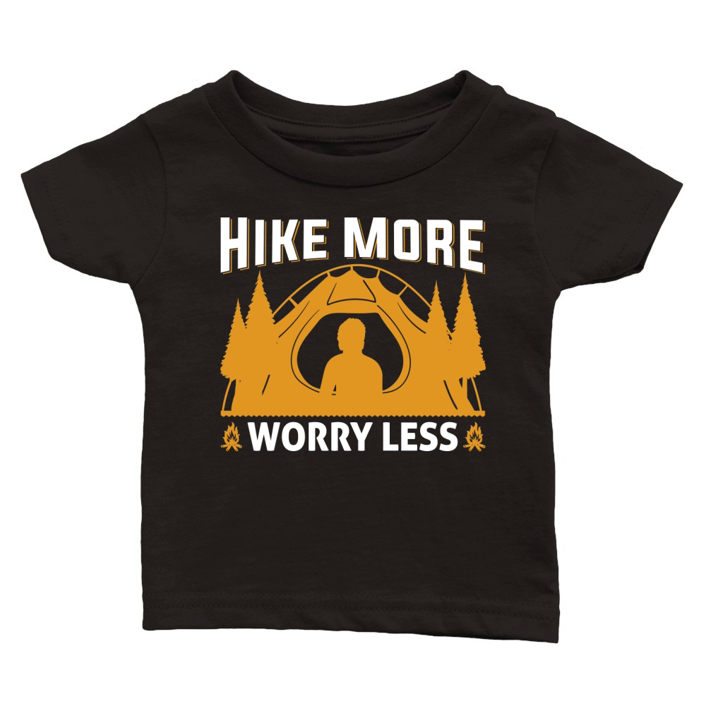 HIKE MORE WORRY LESS Classic Baby Crewneck T-shirt
