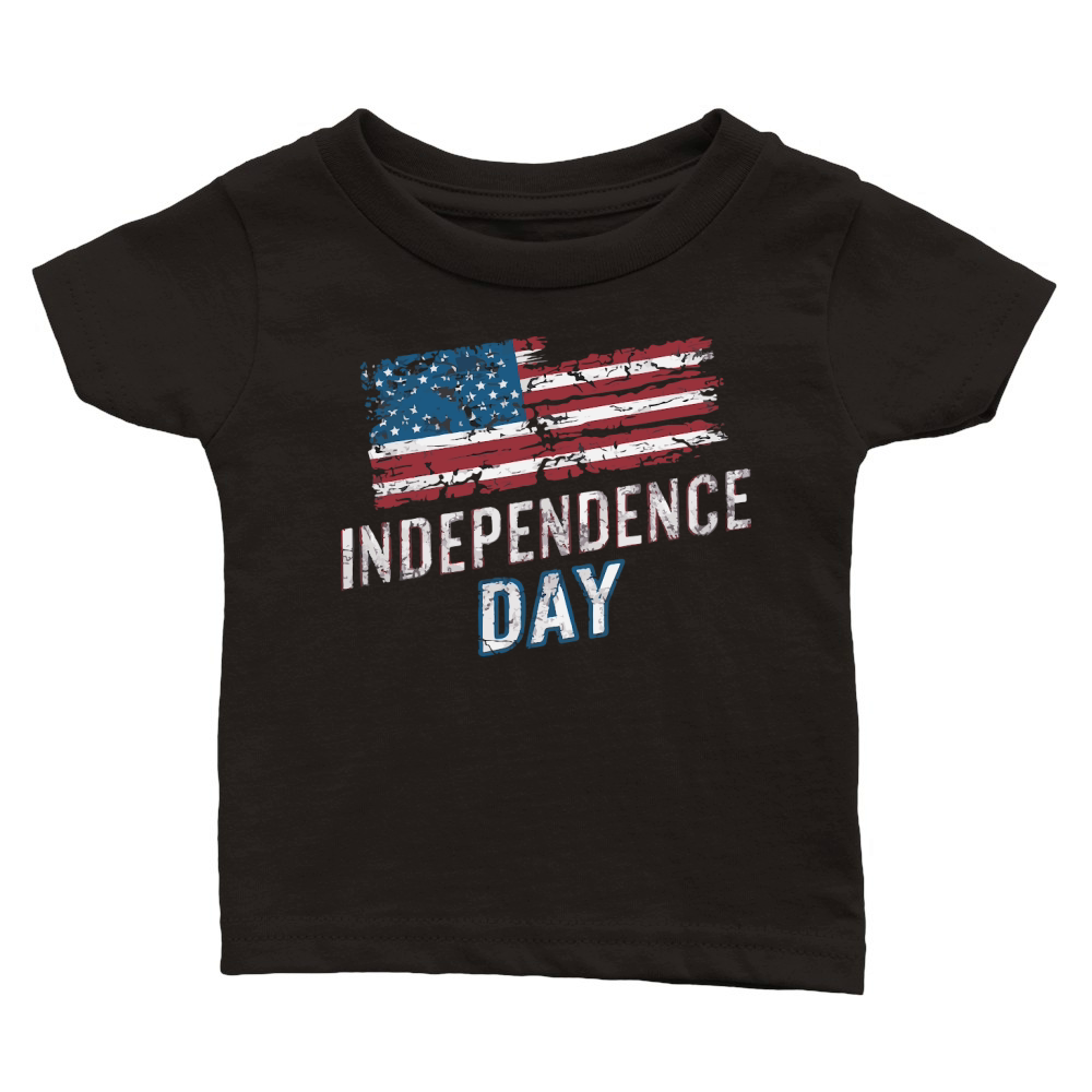 Independence Day 4TH JULY 12 Classic Baby Crewneck T-shirt