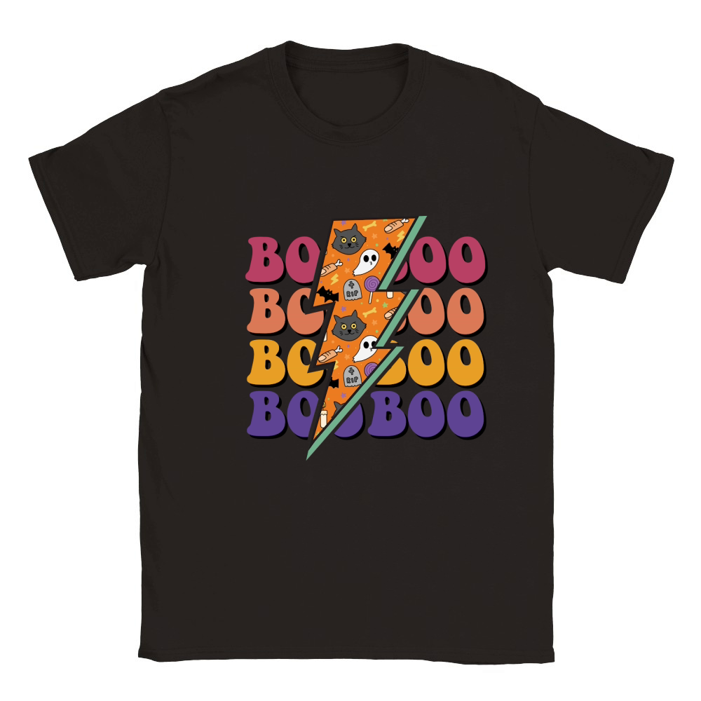 Booboo Halloween Classic Kids Crewneck T-shirt