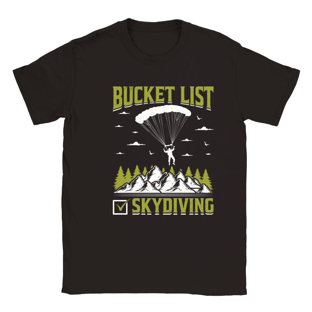 Bucket list skydiving 03 Classic Kids Crewneck T-shirt