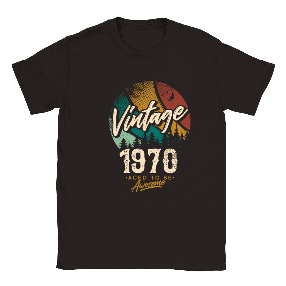 Vintage 1970 birthday gifts for men women bday Classic Kids Crewneck T-shirt