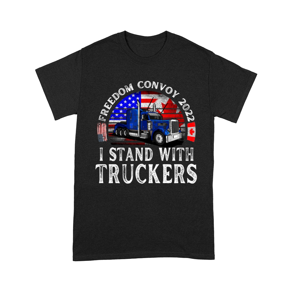 I Stand With Truckers Freedom Convoy 2022 Comfort T-shirt