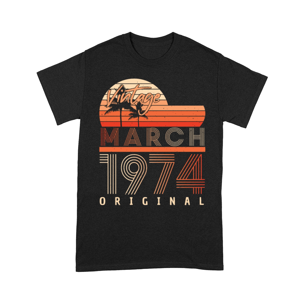 March 1974 Retro Palm Trees Comfort T-shirt