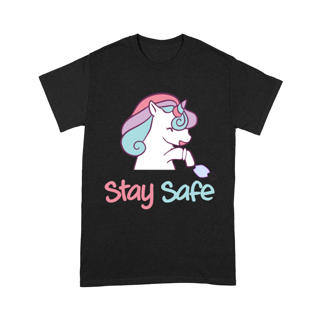 unicorn stay safe Comfort T-shirt