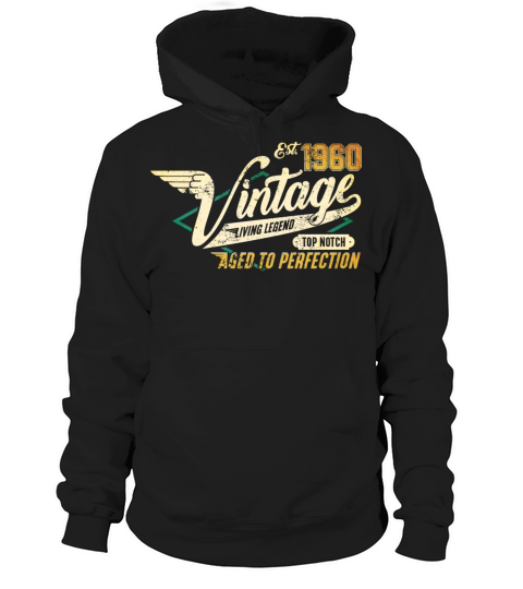 Vintage 1960 birthday gifts Born 60 Bday Gift Hoodie Unisex