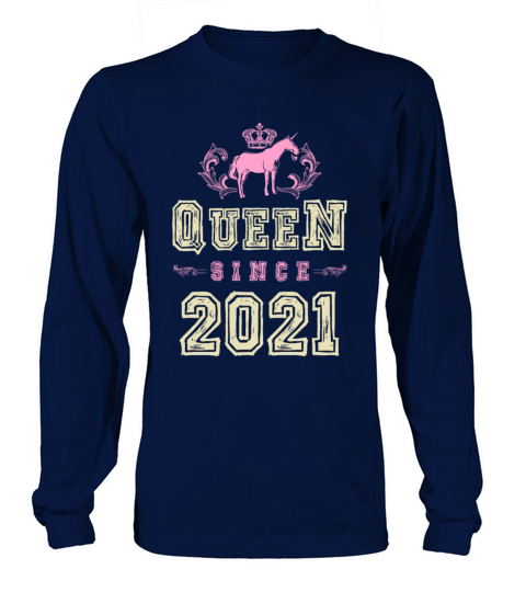 2021 Queen unicorn Long sleeved Unisex