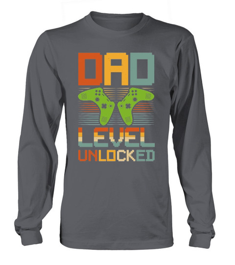 Dad Level Unlocked Gamer Dad Long sleeved Unisex