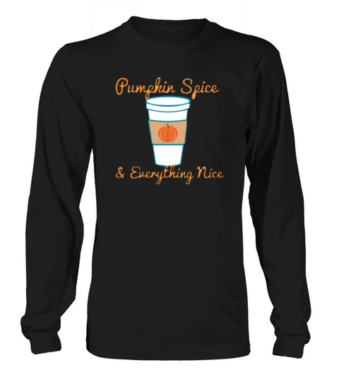 Pumpkin spice Long sleeved Unisex