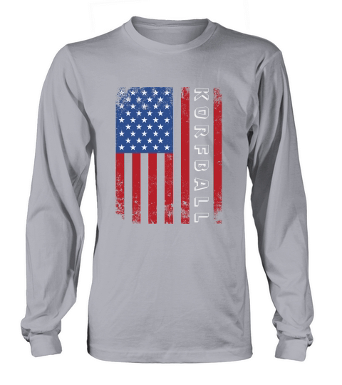 Sport Us Flag Korfball 02 Long sleeved Unisex