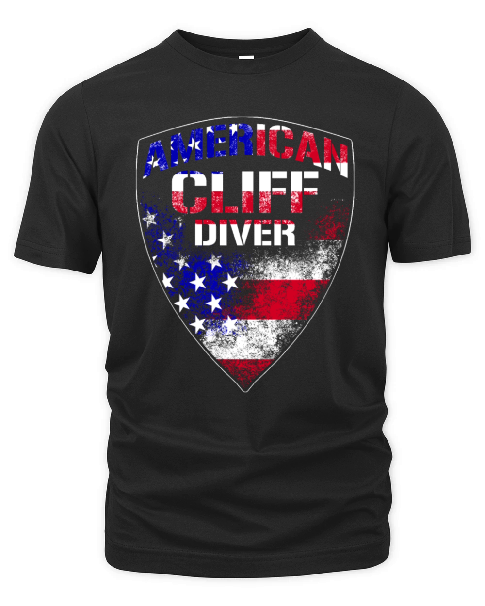 Cliff Diving Lover Fun Practice Cliff Jumping Organic Unisex T-shirt
