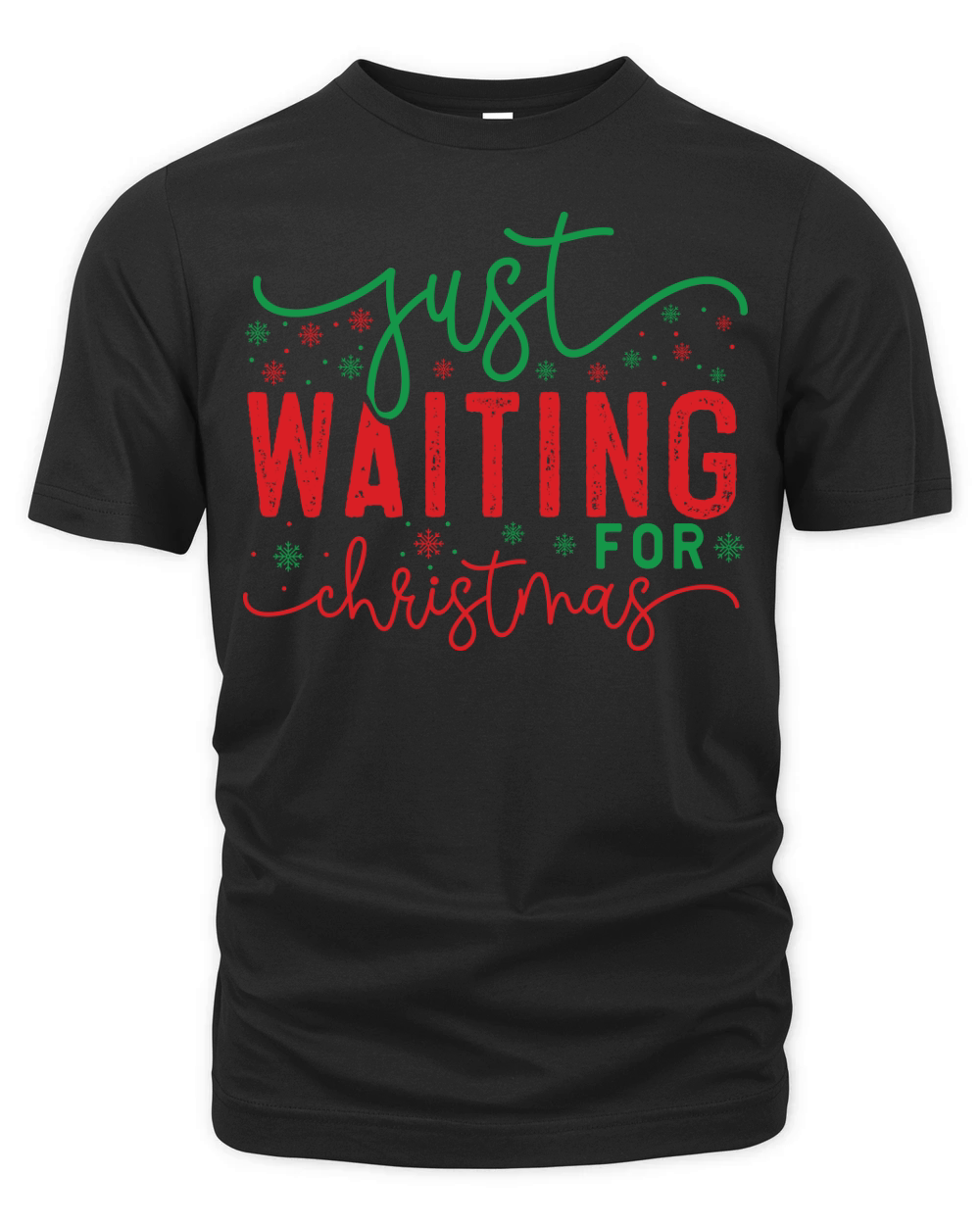 Just waiting for christmas 4 02 Organic Unisex T-shirt