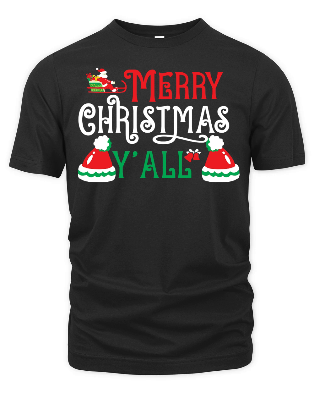 Merry Christmas Yall 12 Organic Unisex T-shirt