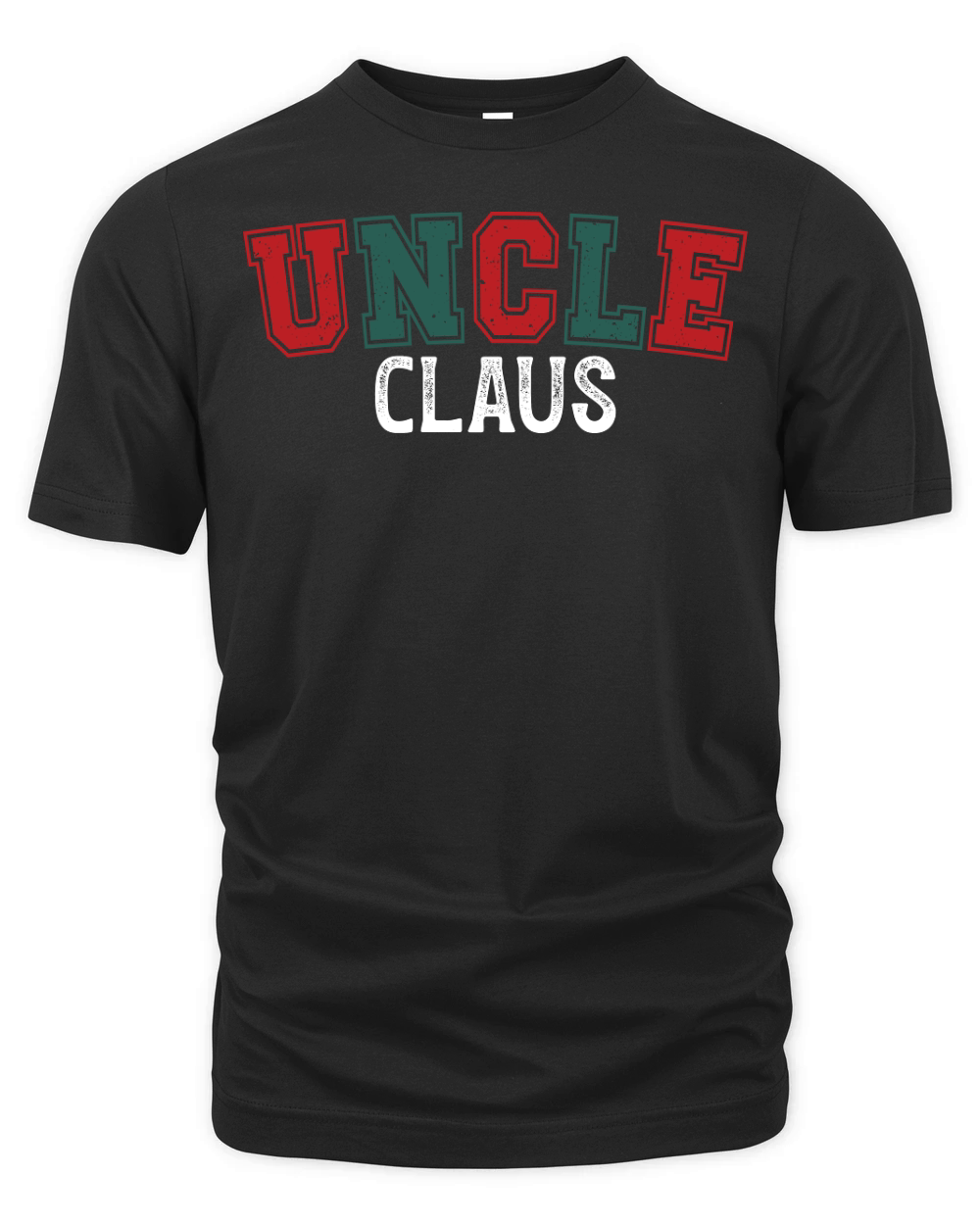 Uncle Claus white Organic Unisex T-shirt