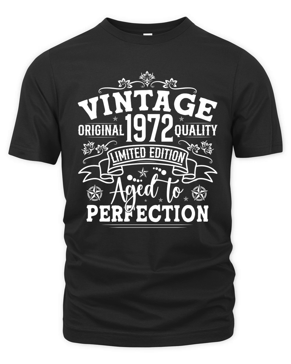 Vintage Birthday TShirt Design Bundle 1972 Organic Unisex T-shirt