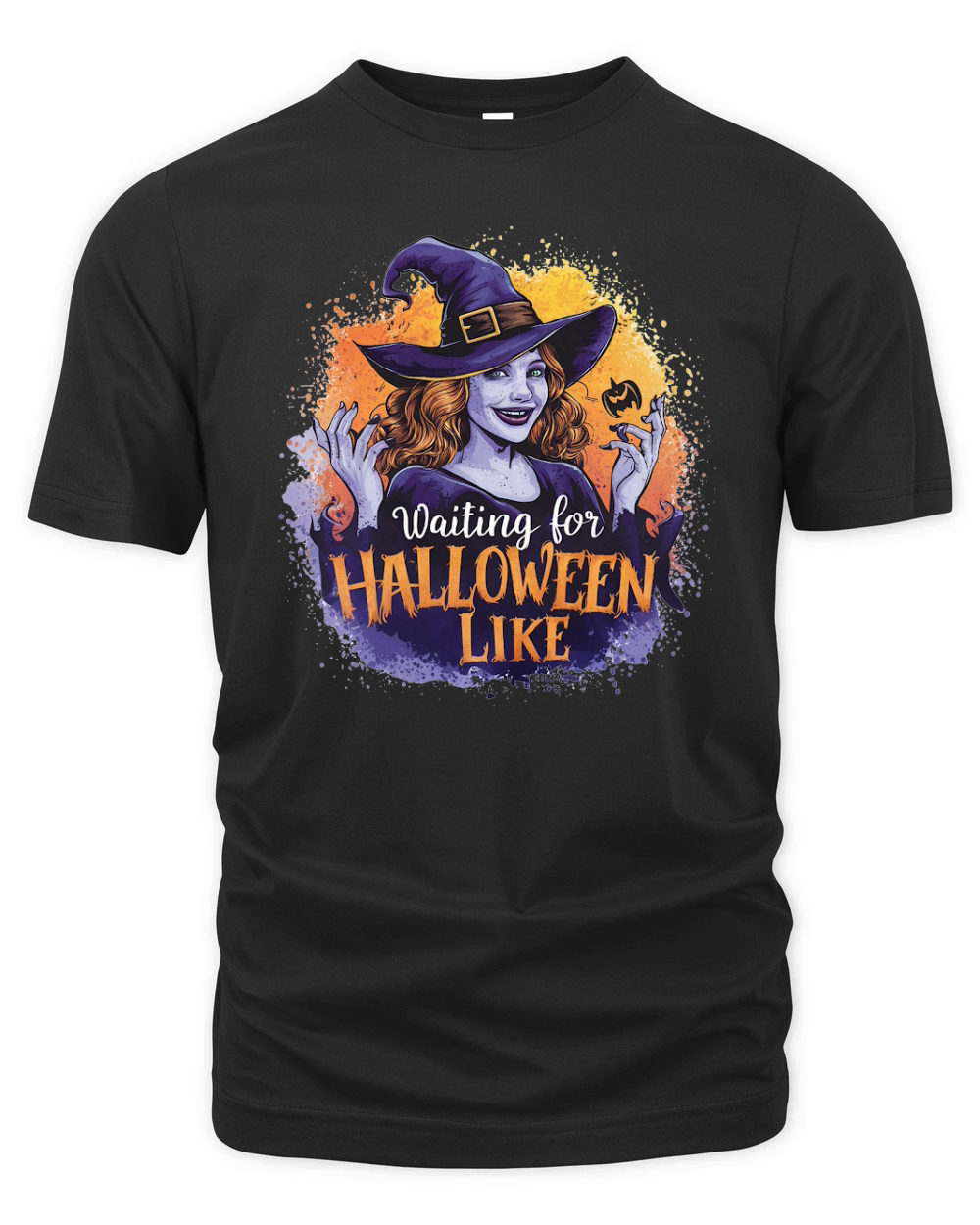 Waiting for Halloween Like Organic Unisex T-shirt