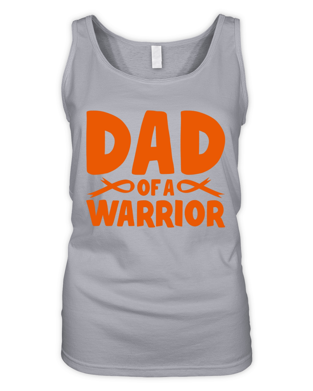 Dad of a Warrior Organic Women's Tank Top
