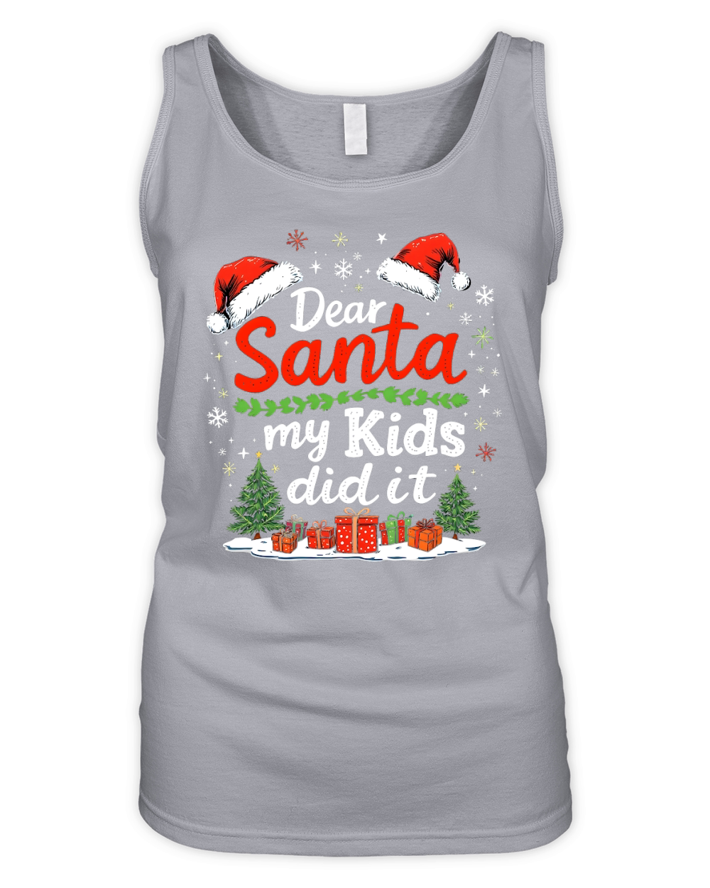 Dear santa my kids did it Organic Women's Tank Top