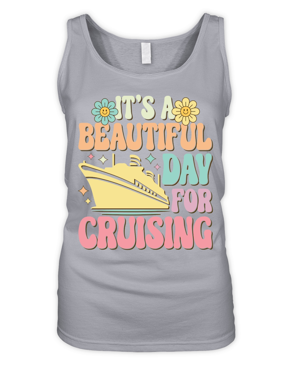 Its A Beautiful Day For Cruising Organic Women's Tank Top