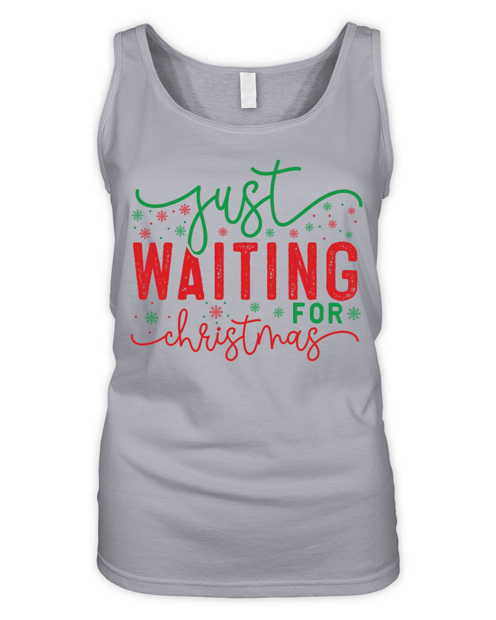 Just waiting for christmas 4 02 Organic Women's Tank Top