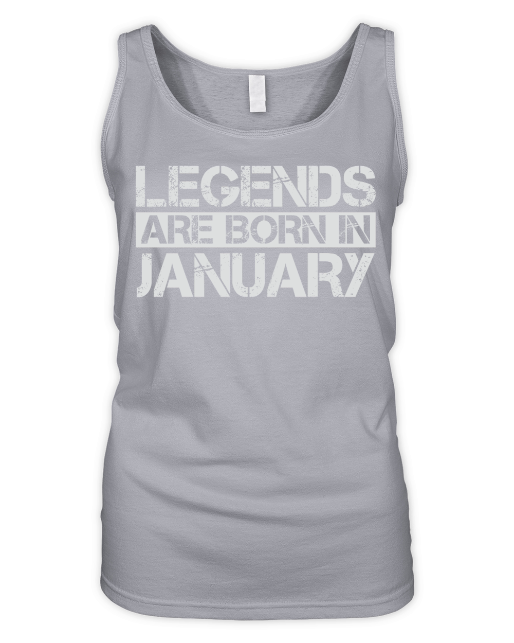 Legends are born in January Organic Women's Tank Top