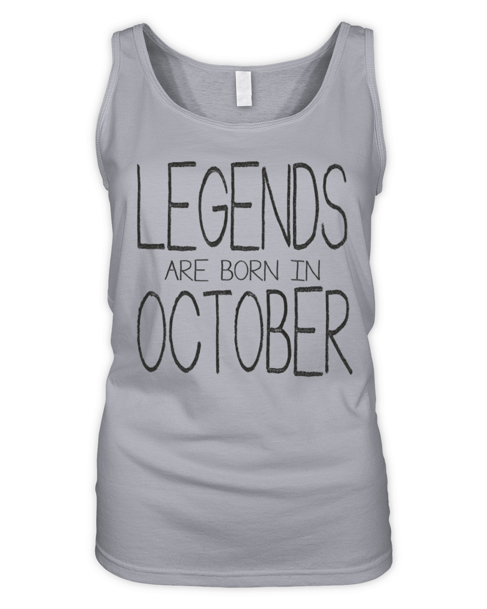 Legends Are Born In October Organic Women's Tank Top