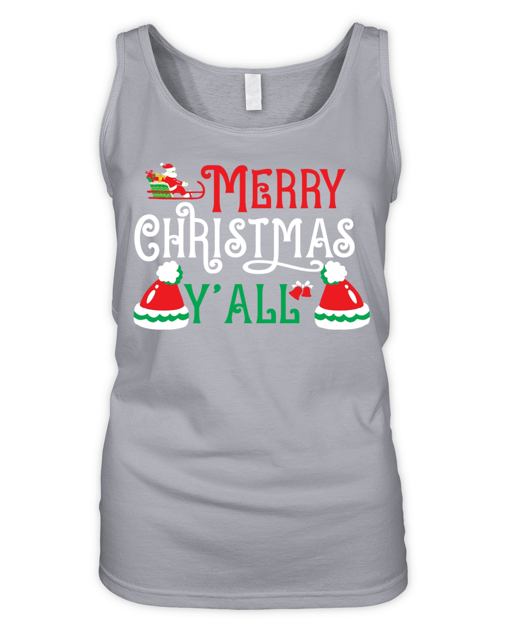 Merry Christmas Yall 12 Organic Women's Tank Top