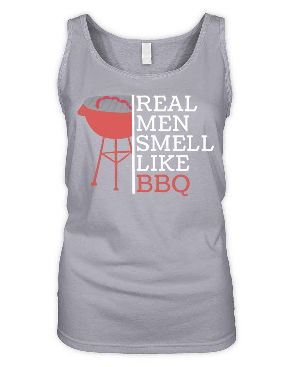 Real men smell like barbecue Organic Women's Tank Top