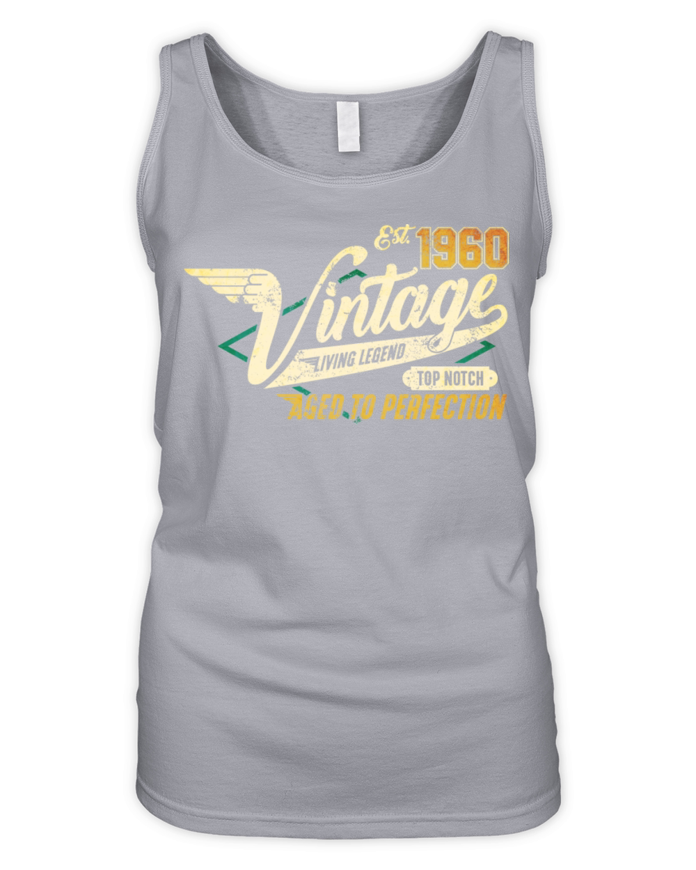 Vintage 1960 birthday gifts Born 60 Bday Gift Organic Women's Tank Top
