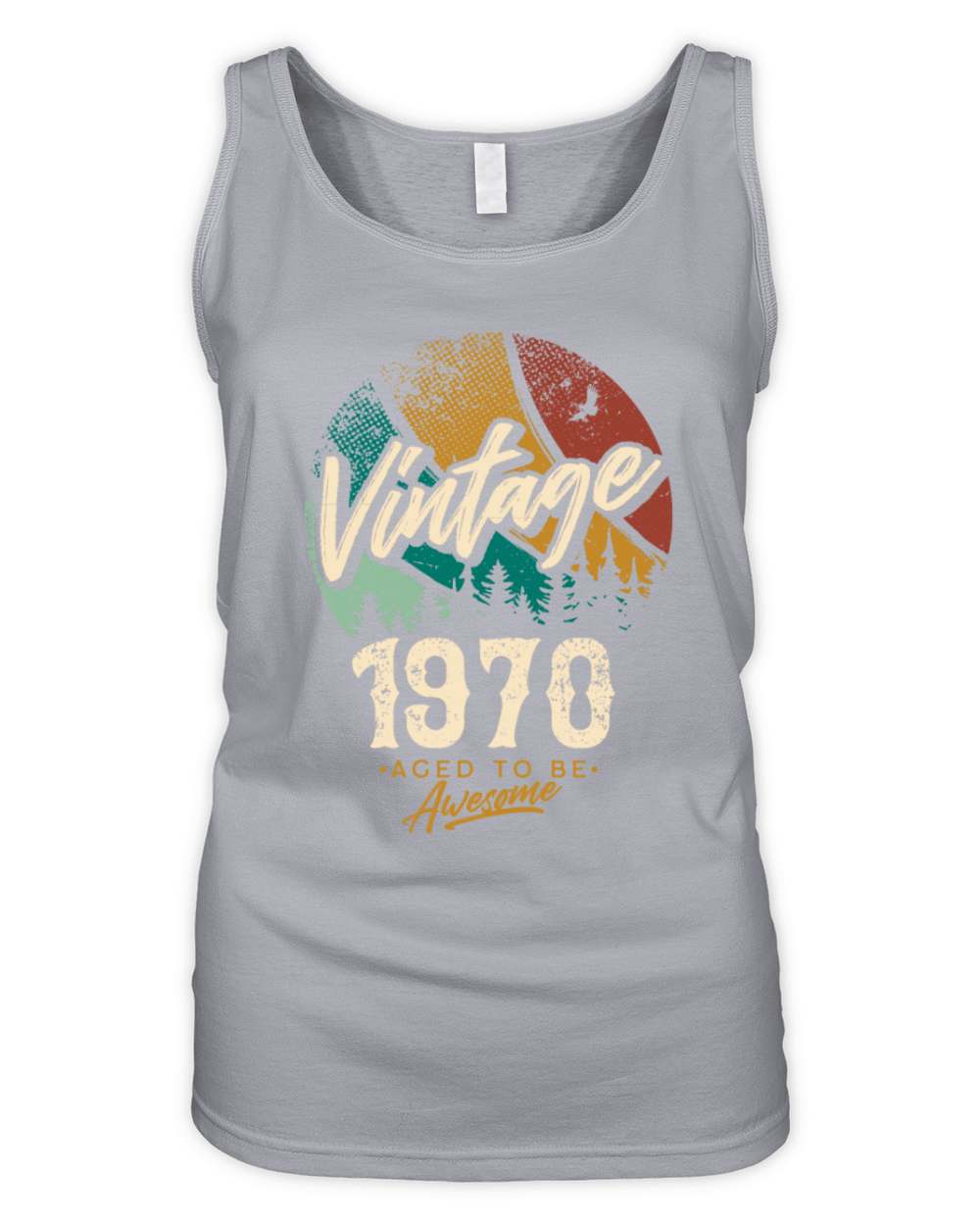 Vintage 1970 birthday gifts for men women bday Organic Women's Tank Top