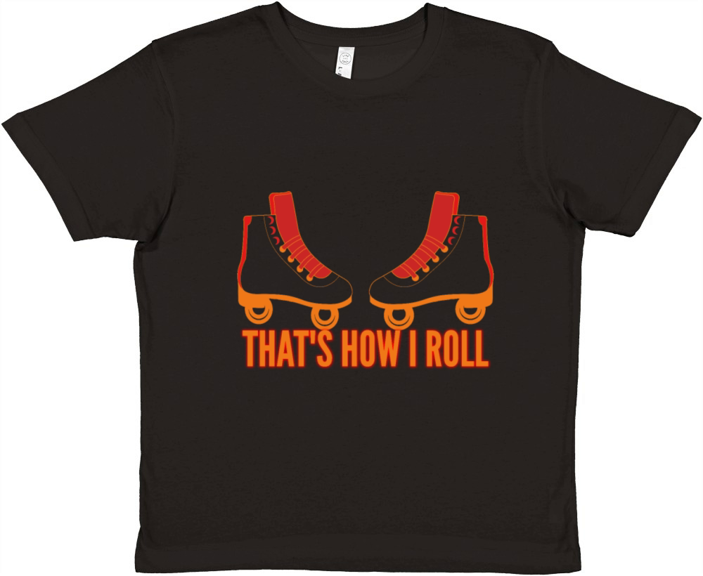 inline skating - Thats how I roll Premium Kids Crewneck T-shirt
