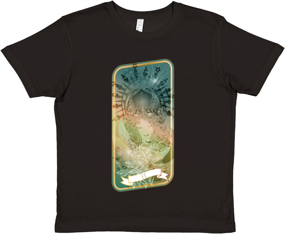 ornate tarot card the high priestess Premium Kids Crewneck T-shirt