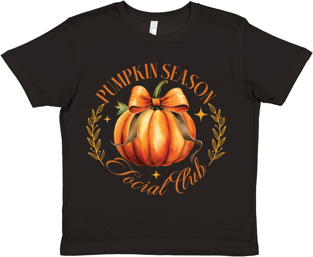 Pumpkin Season Social Club Premium Kids Crewneck T-shirt