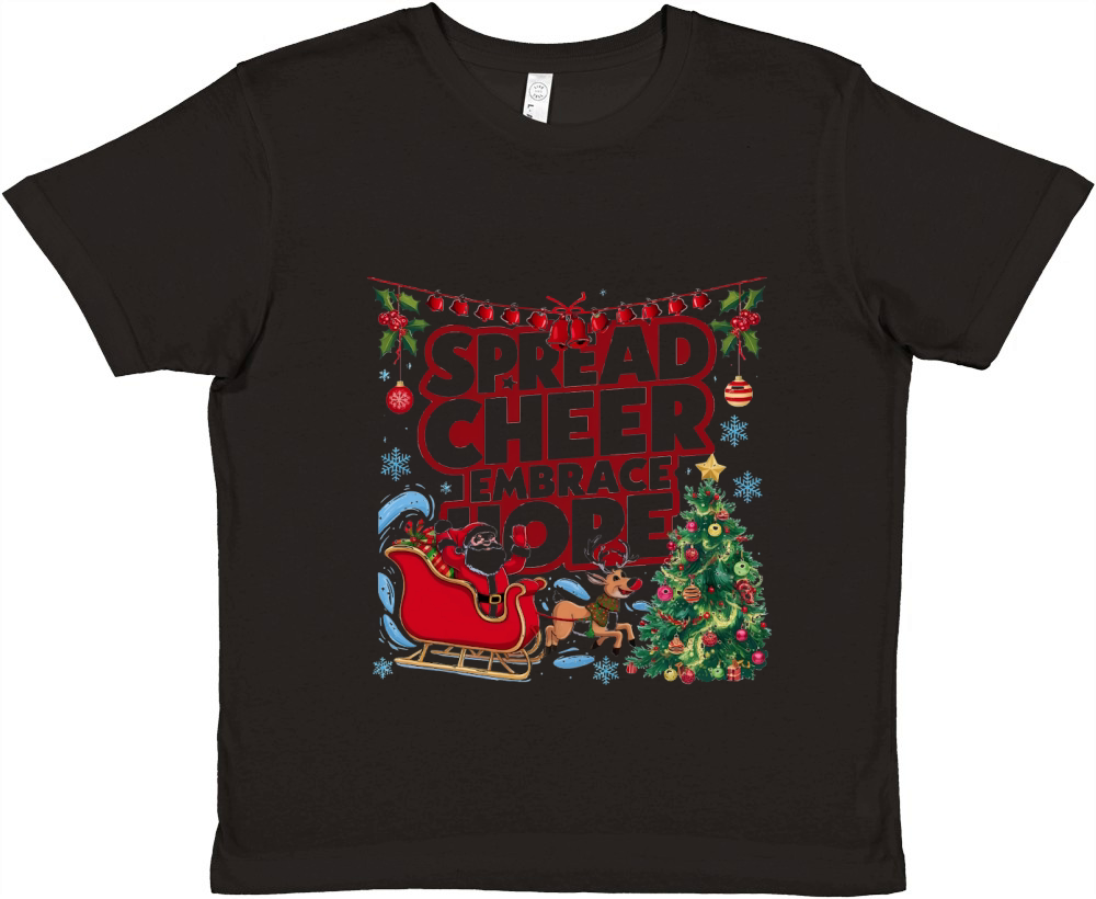 Spread Cheer Embrace Hope Premium Kids Crewneck T-shirt