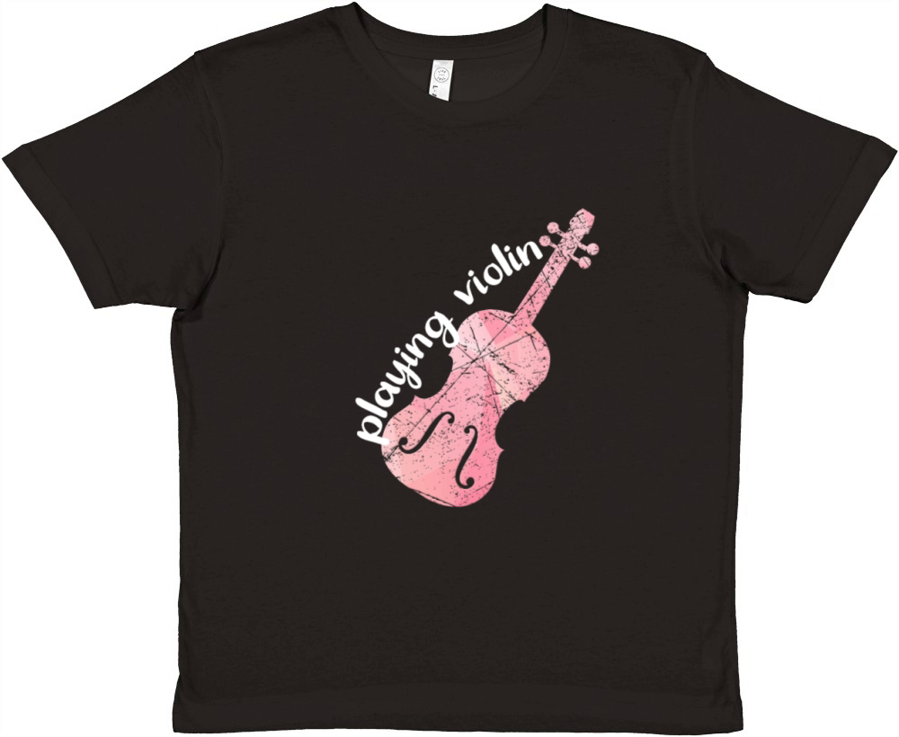 Violins player gift idea Premium Kids Crewneck T-shirt
