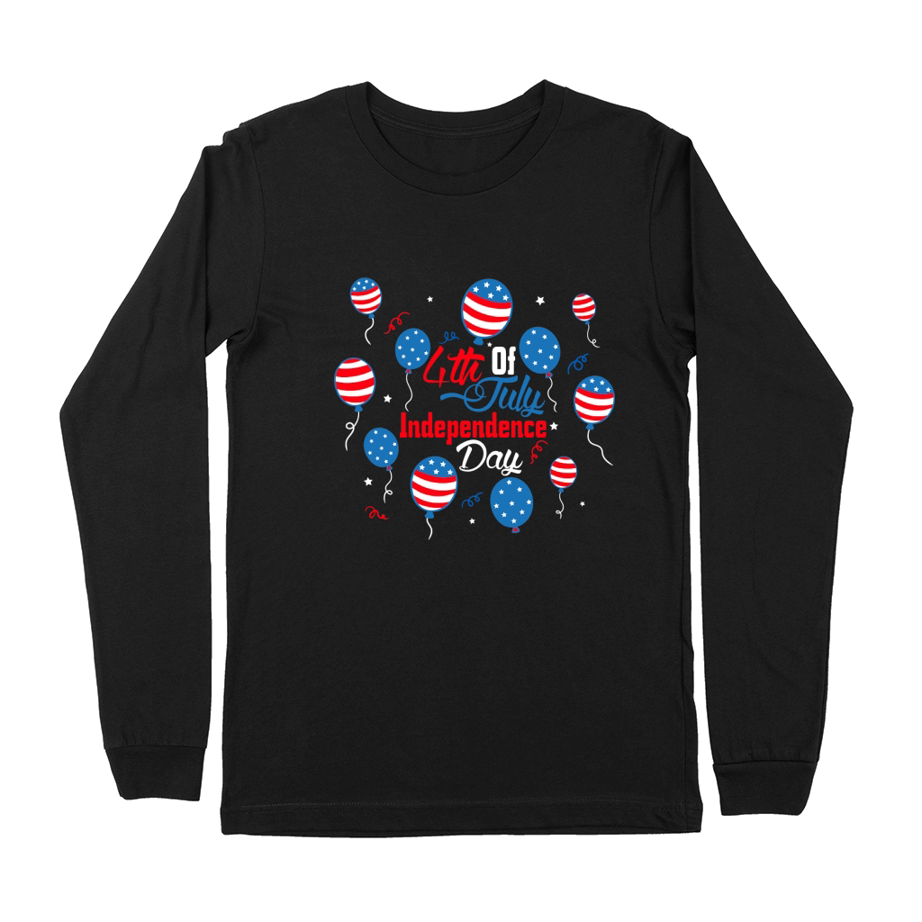 4th of July Independence Day 04 Premium Long Sleeve