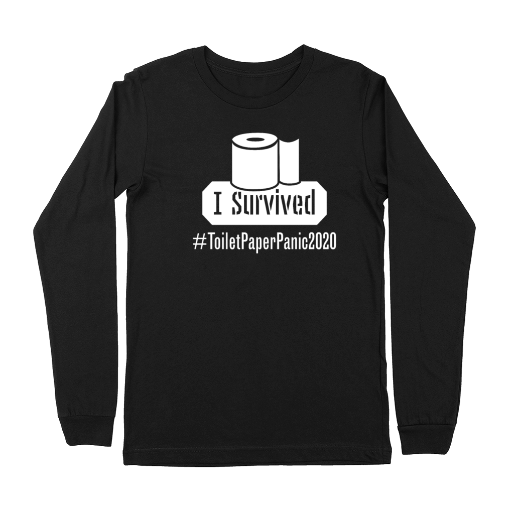 I Survived Toilet Paper Shortage Panic 2020 Premium Long Sleeve