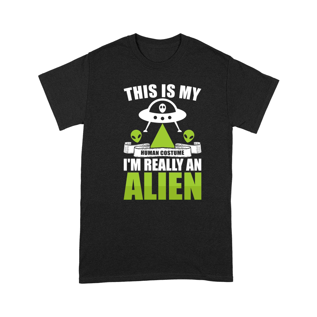Vintage UFO Alien This Is My I Am Really An Alien Premium T-shirt
