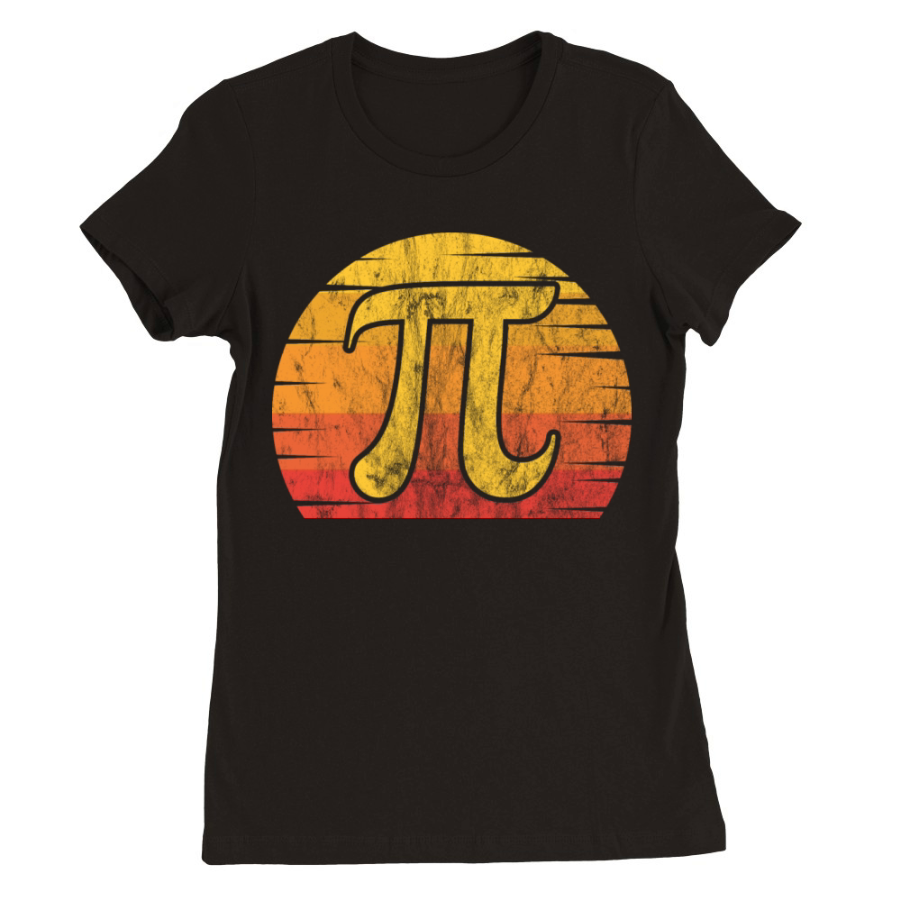 PI Day 2022 Math Lover Mathematics Retro Vintage Premium Womens Crewneck T-shirt