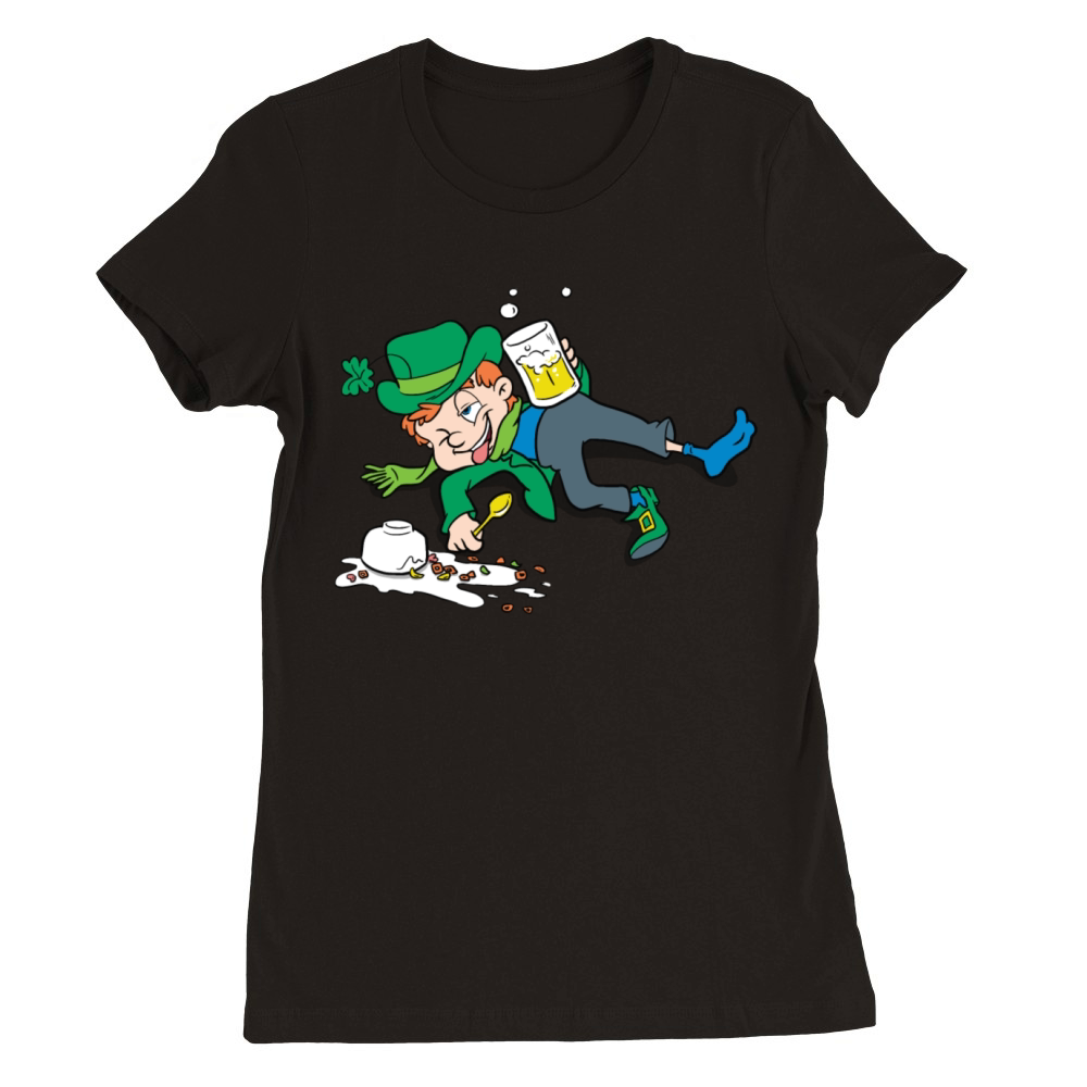 UNLUCKY LEPRECHAUN Premium Womens Crewneck T-shirt
